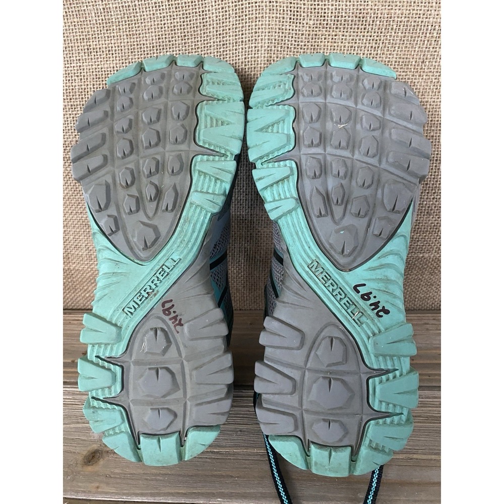 Teal Merrell Sneakers Athletic Womens Size 8.5 - Picture 6 of 6